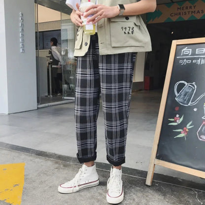 Vintage Harajuku Plaid Pants