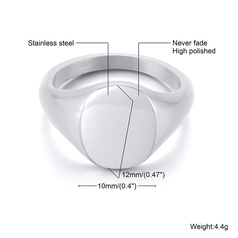 Engravable Unisex Rings
