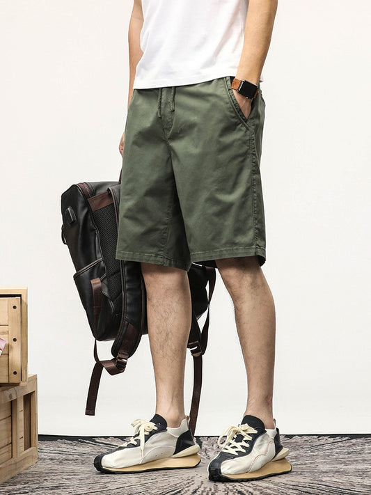 Men's Solid Work Wear Cargo Shorts