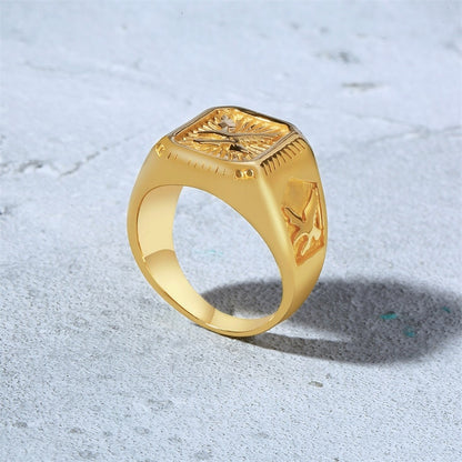 Men’s Eagle Plated Ring