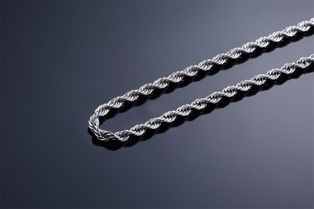 Men’s Twisted Rope Necklace
